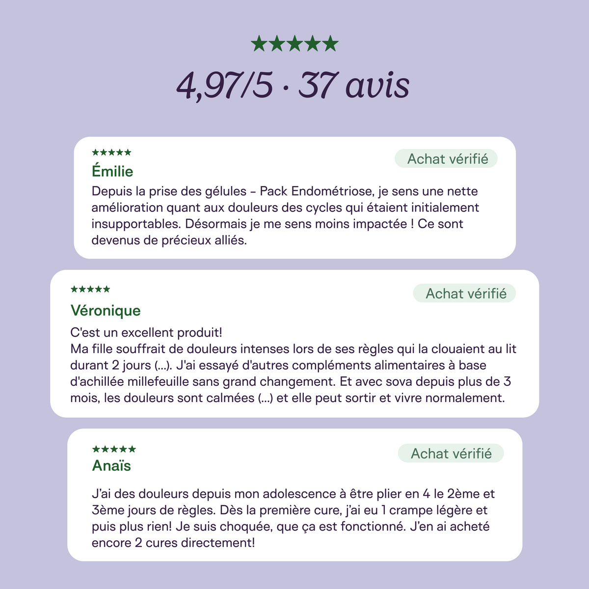Pack Règles Douloureuses