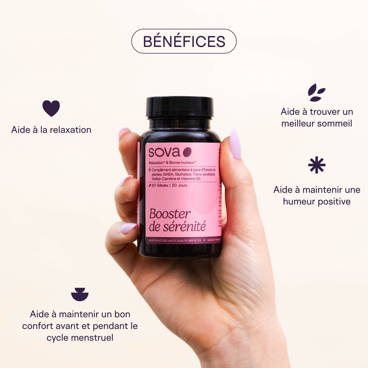 Booster de sérénité - Relaxation et bonne humeur - SOVA