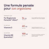Fer Bisglycinate - Hautement toléré & assimilié - SOVA