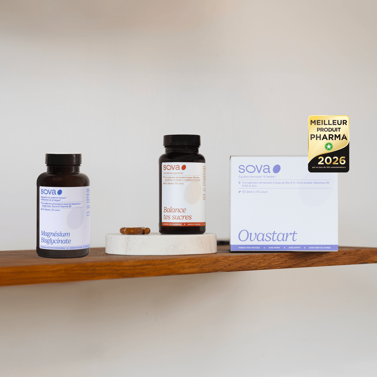 Pack Découverte - Ovastart, Balances tes Sucres & Magnésium - SOVA